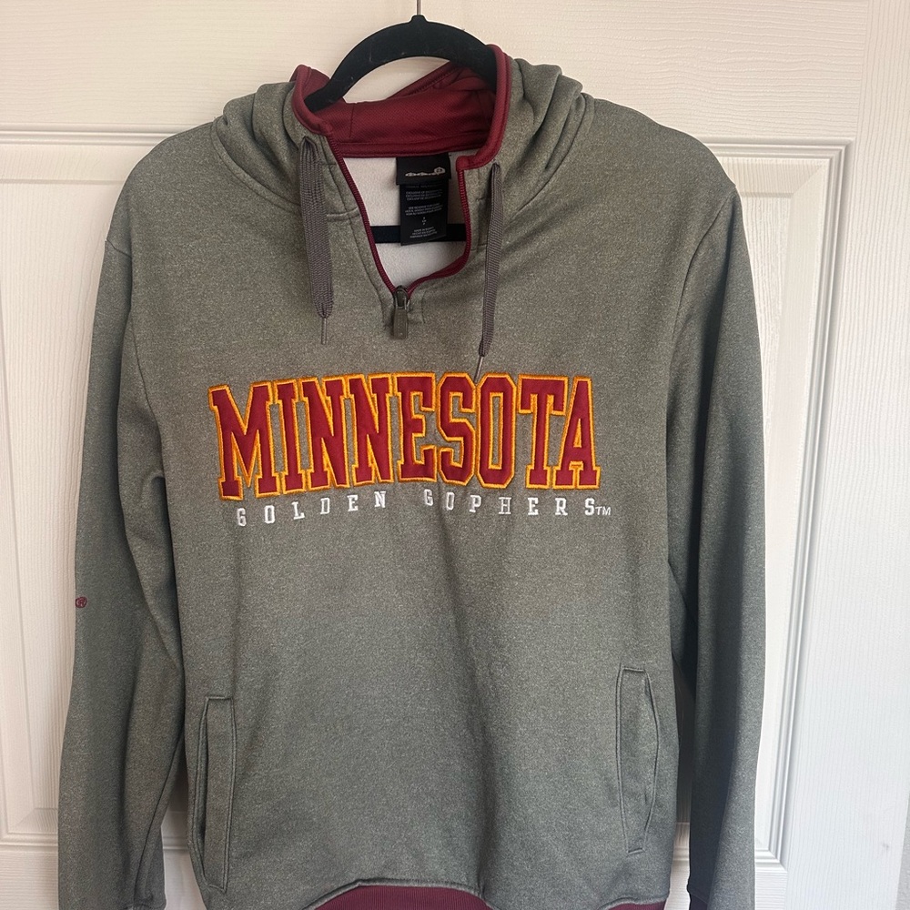 Champion Gray and Maroon Minnesota Sweatshirt